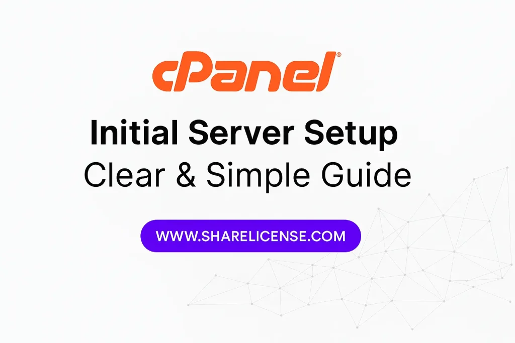 initial server setup